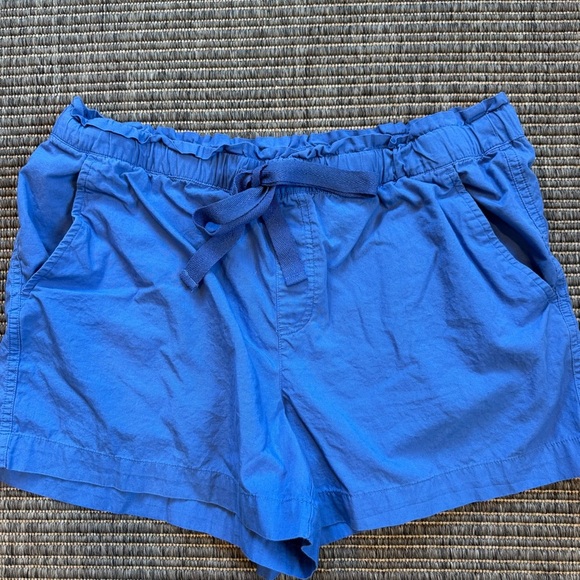 LOFT Outlet High Waist Blue Shorts - Picture 1 of 3